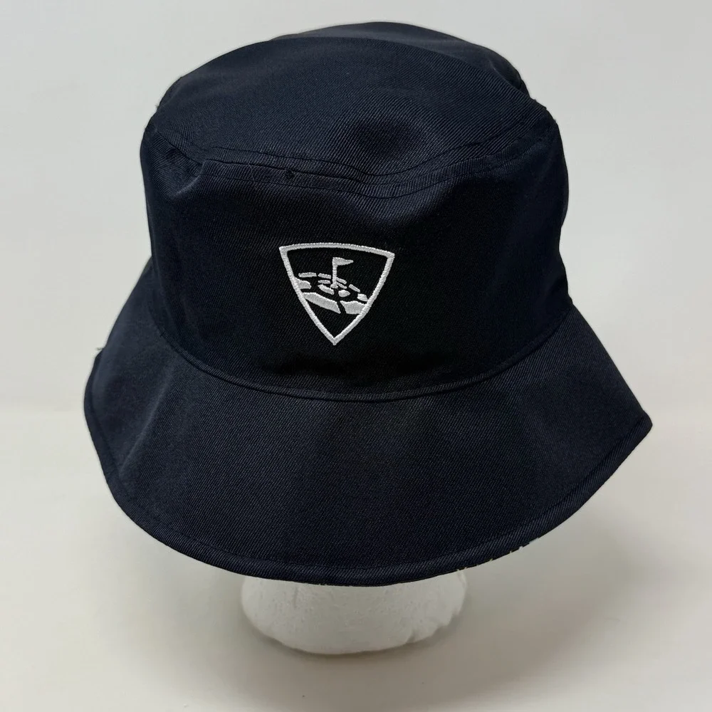 Reversible‎ Top Golf Kids 54cm Bucket Hat Navy Blue & Multicolored Sun Cap Beach